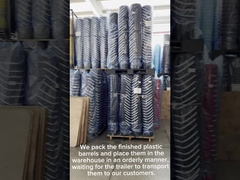 Alta resistencia química empilable 1 ~ 25 litros cubo de plástico con tapa