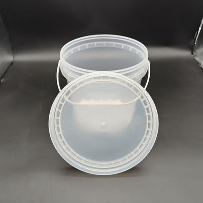 1L-25L Contenedores de plástico transparente con tapa resistente al estrés