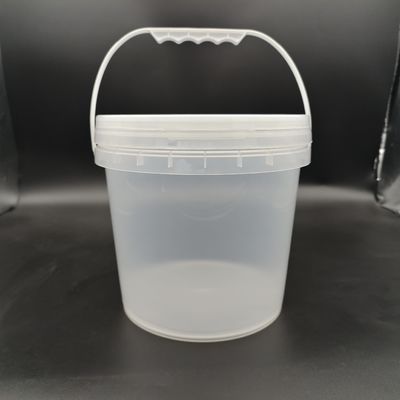 1L-25L Contenedores de plástico transparente con tapa resistente al estrés