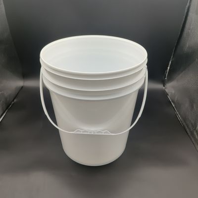 Cubo de pintura de plástico de 1 galón de grado alimentario 18L con mango