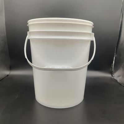 Cubo de pintura de plástico de 1 galón de grado alimentario 18L con mango