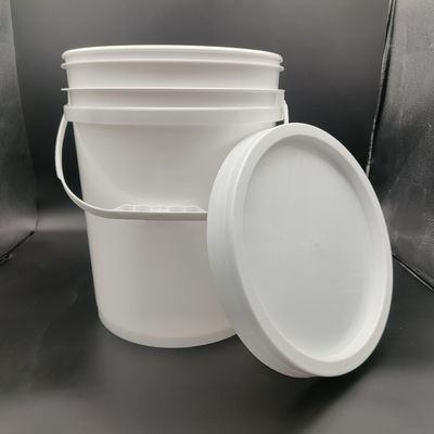 Almacenamiento de productos químicos con certificación ISO9001 20l Cubo de plástico con tapa