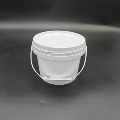 Cubo de plástico redondo de 20 litros reutilizable y apilable con tapa a prueba de fugas
