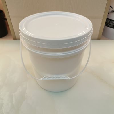Baldes de plástico de logotipo personalizado reutilizables reciclables con asas