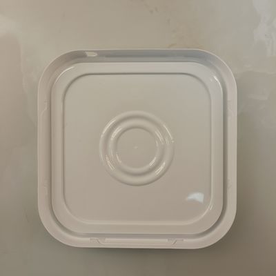 Resistencia a los productos químicos Airproof Bucket Cuadrado de plástico con tapa para soluciones de almacenamiento