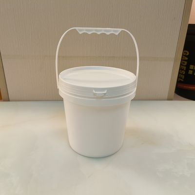 ISO9001 Cubo de almacenamiento de herramientas de 5 galones de balde blanco resistente a los rayos UV