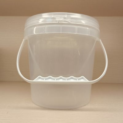 Políetileno Polipropileno plástico transparente baldes de bebidas resistentes a la corrosión