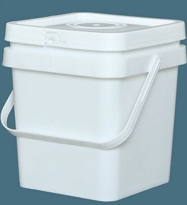 Reciclables, apilables, de 10 litros cuadrados, de plástico, resistentes a fugas