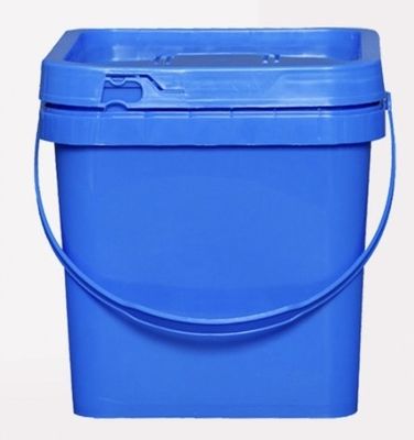 Reciclables, apilables, de 10 litros cuadrados, de plástico, resistentes a fugas