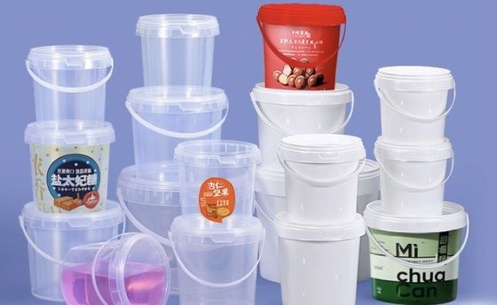 OEM ODM 5 galones de plástico de contenedores de balde de alimentos con tapas