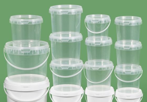 Cubo de plástico transparente y personalizable Cubo de almacenamiento transparente OEM ODM