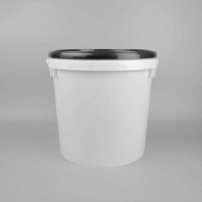 Almacenamiento seguro de alimentos a prueba de fugas 1 ~ 25L Cubo de alimentos blancos con tapa