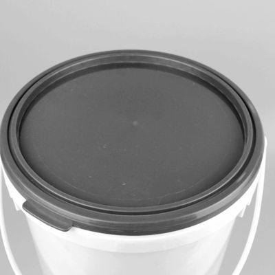 Material de PP, de calidad alimenticia, cubo blanco, a prueba de fugas, balde a prueba de aire con tapa