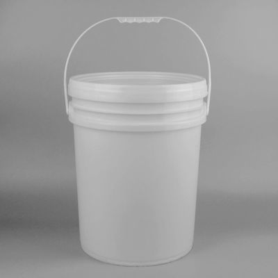 20 litros de cubo de lubricante blanco con mango de metal OEM ODM