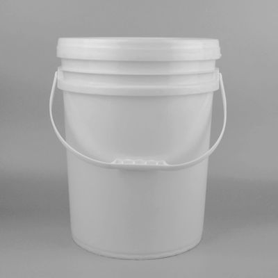 20 litros de cubo de lubricante blanco con mango de metal OEM ODM