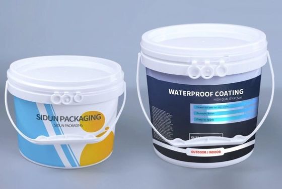 Cubo de pintura de plástico reciclable de 20 litros para soluciones de embalaje líquido