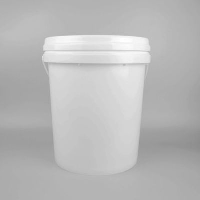Cubo de pintura de plástico redondo de 18 l con mangos