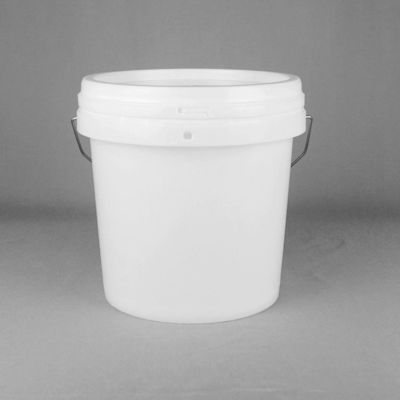 OEM ODM pintura de superficie lisa cubo de plástico con tapa resistente a los rayos UV