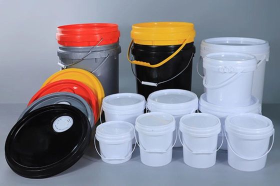 Reciclable 5 galones de cubo de pintura metálica cubre el cubo con boquilla