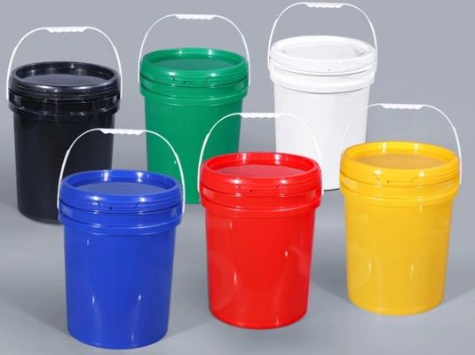 BPA libre 5 galones de plástico baldes de altura 14.5 pulgadas UV resistente