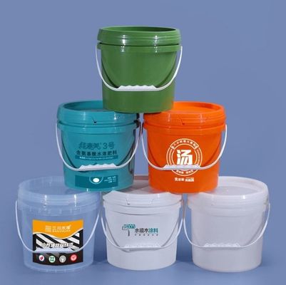 OEM ODM Hdpe 5 galones de plástico cubo con agarre ergonómico