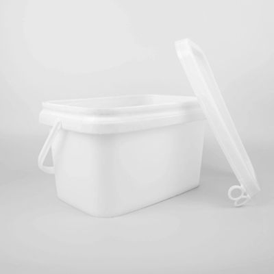 Cubo de almacenamiento de herramientas en forma cuadrada 1-25L con bandeja extraíble
