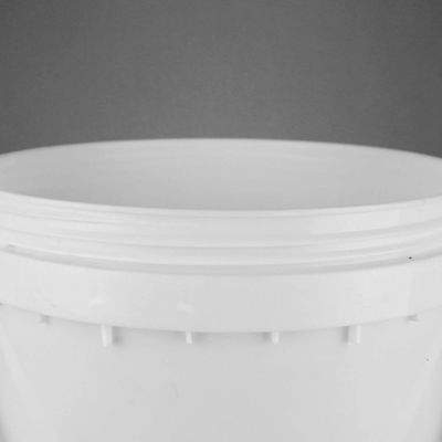 Logotipo personalizado 20l de plástico redondo con tapa resistente a la corrosión