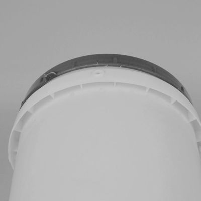Impresión en pantalla Cubo de almacenamiento de herramientas de 25 litros con agarre ergonómico