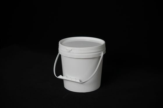 Baldes de plástico de calidad alimentaria para almacenamiento en congelador en blanco / otros colores