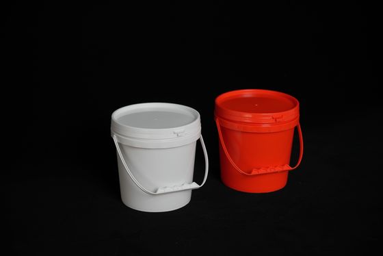 Barril redondo de calibre alimenticio adornado, hermético, impermeable, con mango