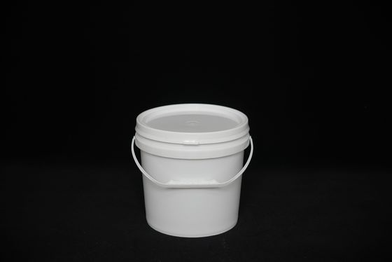 Baldes de plástico de calidad alimentaria para almacenamiento en congelador en blanco / otros colores