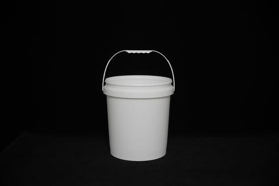 Cubo de almacenamiento de plástico personalizado con tapa para alimentos y uso industrial