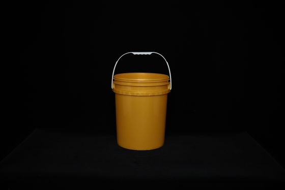 Baldes de plástico reutilizables libres de BPA con mango para almacenamiento de alimentos o pintura