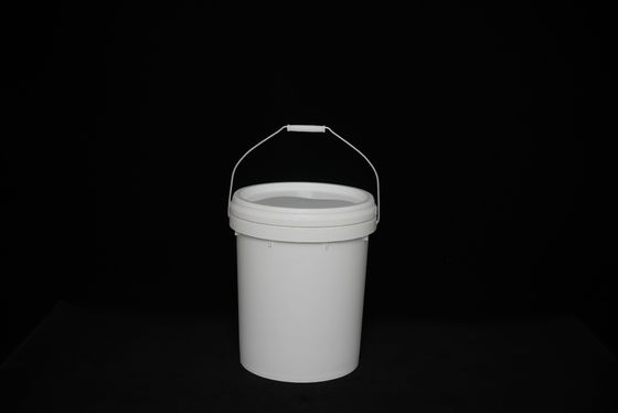 Cubo de plástico para alimentos / tapa Cubo de plástico con tapa y mango