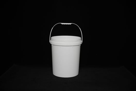 Cubo de plástico redondo y suave con tapa de sello Diseño ligero para una limpieza fácil