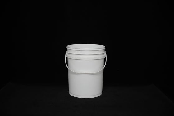Cubo de plástico redondo y suave con tapa de sello Diseño ligero para una limpieza fácil