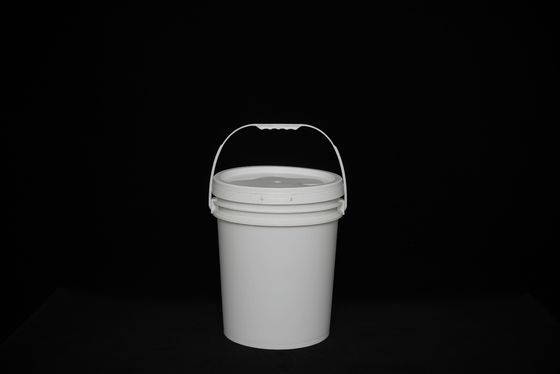 Cubo de plástico redondo y suave con tapa de sello Diseño ligero para una limpieza fácil